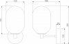 Настенный светильник со стеклянным плафоном 60161 латунь Eurosvet Loona