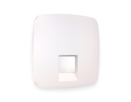 Лицевая панель OMEGA (Жемчуг) для компьютерной/телефонной розетки RJ-45/RJ-11 QUANT OP2120