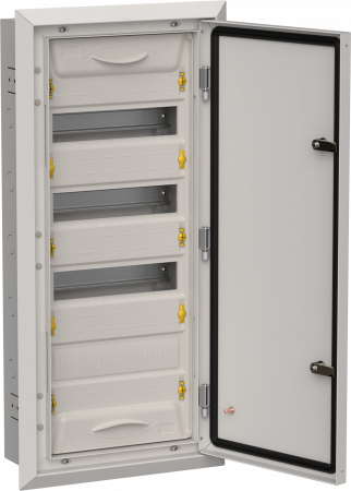 TITAN 5 Корпус мет. ЩРв-48 (1х48) 755х365х130 IP31 сер IEK