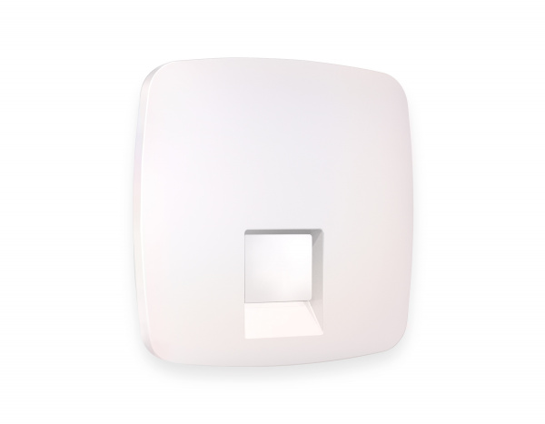 Лицевая панель OMEGA (Жемчуг) для компьютерной/телефонной розетки RJ-45/RJ-11 QUANT OP2120