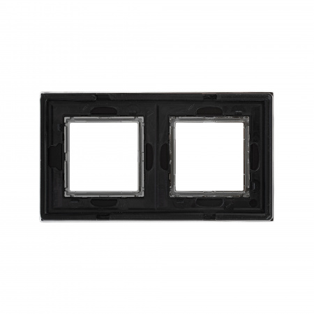 DKC Avanti Черный Стекло Рамка 4 модуля