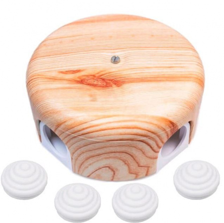 BIRONI Лизетта Пластик Карельская сосна Распред.коробка 110*35мм(4 ввода в комплекте)