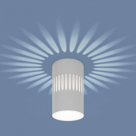 Накладной светодиодный светильник с подсветкой белый DLS026 Elektrostandard DLS025 & DLS026 a047685