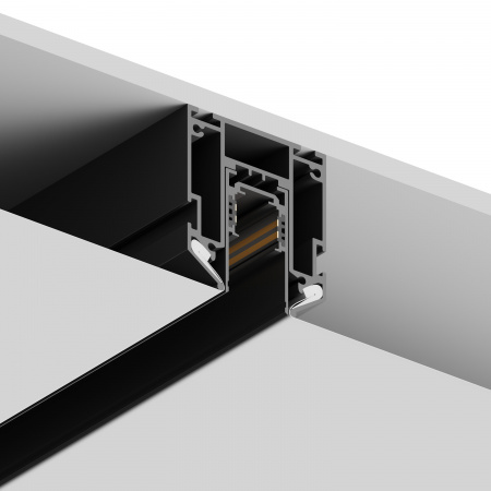 Шинопровод под натяжной потолок ElDeko HSBL_0072_1, 48В-1м, чёрный