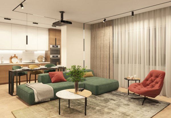 DK8008-BK Подвесной светильник SMART SPOT 9W DIM 2700K-6000K черный