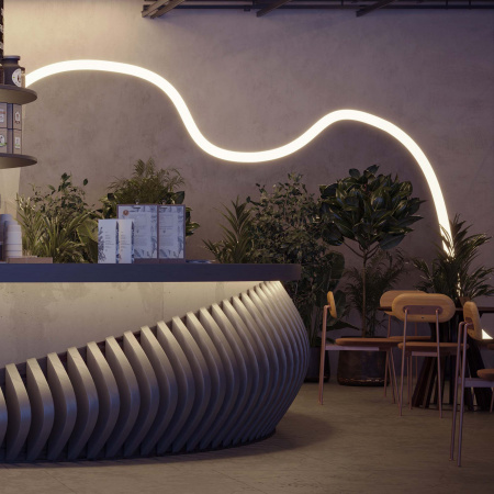 Arlight Профиль FANTOM-BENT-W49-SIDE-2000 ANOD (Алюминий)