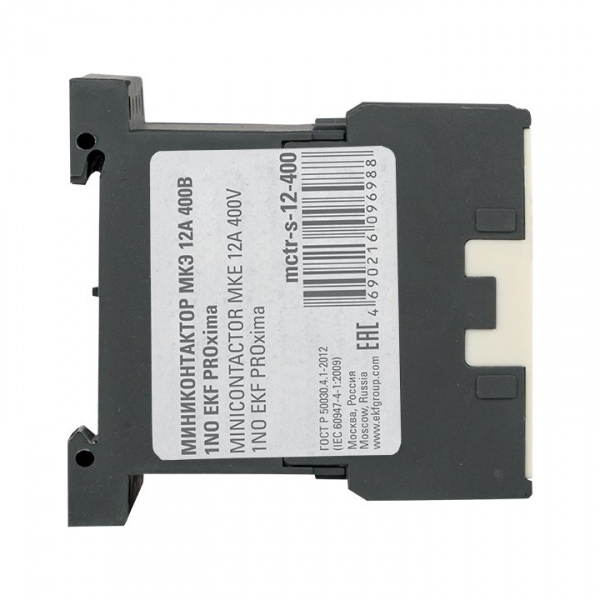 EKF PROxima Миниконтактор МКЭ 12А 400В 1NO