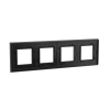 DKC Avanti Черный Стекло Рамка 8 модулей