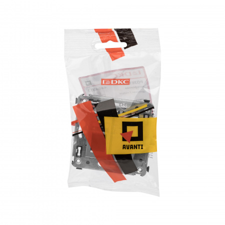 DKC Avanti Закаленная сталь телефонная розетка RJ-12 одинарная