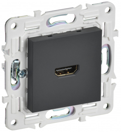IEK SKANDY Графит Розетка HDMI SK-H01G