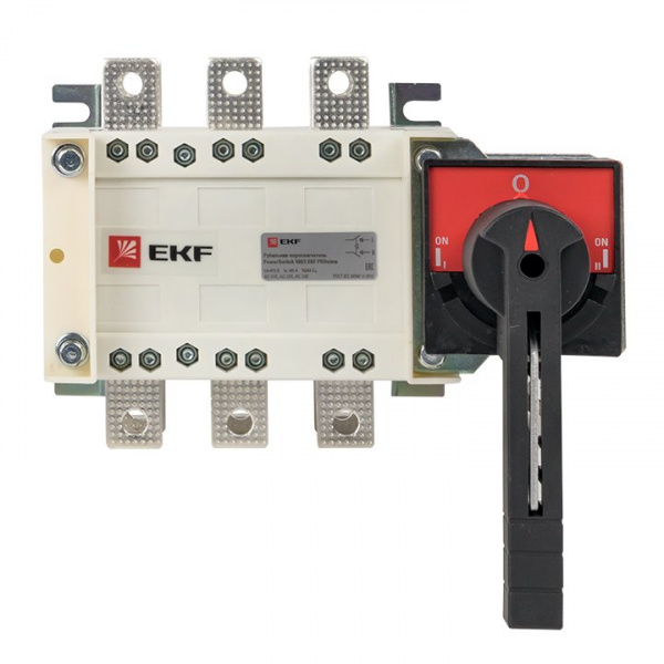 EKF PROxima Рубильник-переключатель 160A 3P c рукояткой управления для прямой установки PowerSwitch