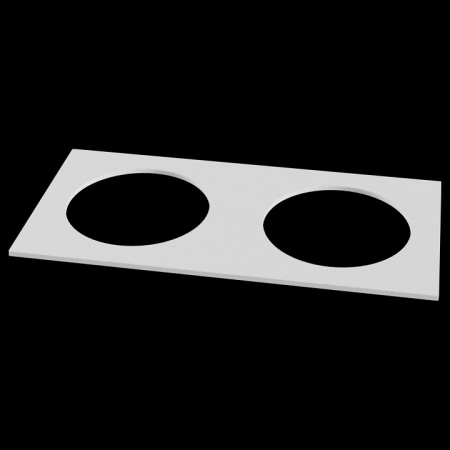 Рамка декоративная для встраиваемого светильника Kappell белый DLA040-03W Maytoni Accessories for downlight