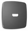 Лицевая панель OMEGA (Антрацит серый) для HDMI розетки QUANT OP6640
