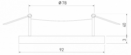 Встраиваемый точечный светильник 122 MR16 Elektrostandard 122 MR16 a055671