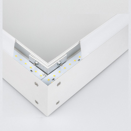 Линейный светодиодный накладной двусторонний светильник 103см 40Вт 4200К матовое серебро 101-100-40-103 Elektrostandard Grand a041469