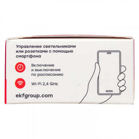 EKF Connect Умное реле в подрозетник 2-канальное Wi-Fi