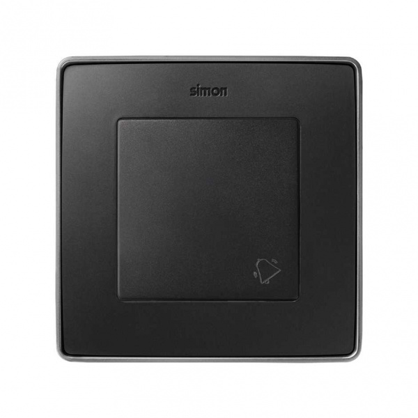 Simon 82 Графит Клавиша 1-ая с символом "звонок"