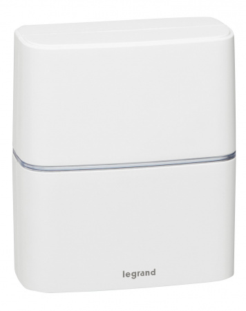 Legrand Звонок беспроводной - комплект "Премиум" - 30 рингтонов - дальность 200 м - цвет белый - дополнительный звонок "Комфорт" с питанием от сети 22