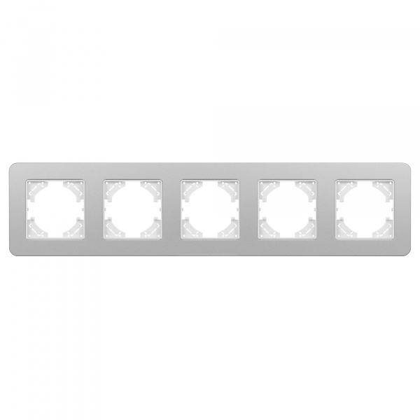 Arlight Рамка алюминиевая FRM-AKIRY-SFAL-5-SR (-)