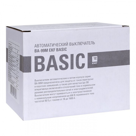 EKF Basic Автоматический выключатель ВА-99МL 100/ 80А 3P 18кА