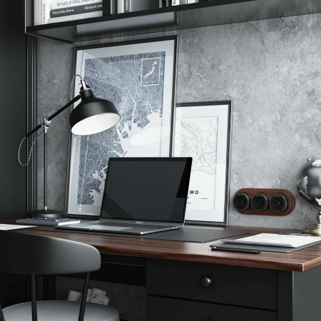 Рамка на 3 поста (итальянский орех) W0035225