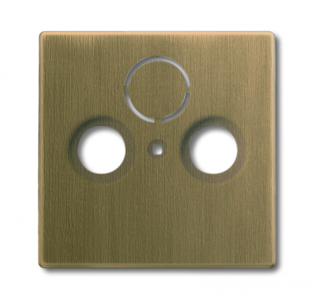 ABB BJE Династия Античная латунь Накладка TV-R-SAT розетки