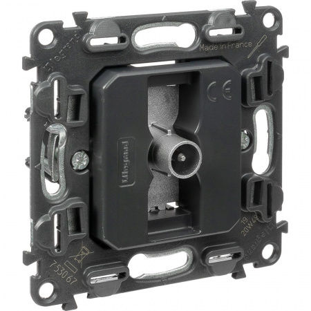 Legrand Valena Мех IN'MATIC Розетка TV проходная (1,5дБ/14дБ 0-2400 МГц.)