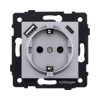 Розетка штепсельная SCHUKO 16A/250 В с USB A+C 20W, серый Kollinger REA-004GY для Aspekt, Eleganz, Reflex