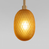 Подвесной светильник со стеклянными плафонами 50266 дымчатый/прозрачный/янтарный Eurosvet Pineapple