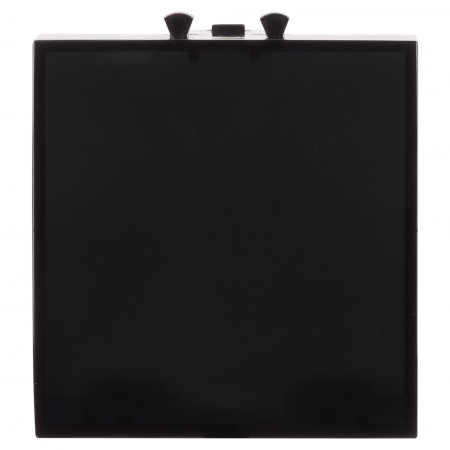 DKC Avanti Черный квадрат Вывод кабеля 2 модуля