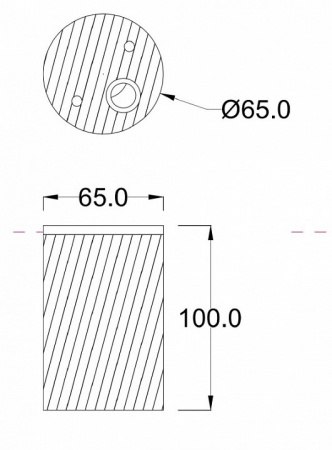 Потолочный светильник Outdoor O307CL-01B Maytoni Roll