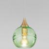 Подвесной светильник 50221/1 зеленый Eurosvet Lotus