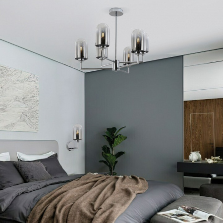 Настенный светильник 60156/1 хром Eurosvet Pluto