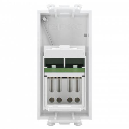 DKC Avanti Белое облако Компьютерная розетка RJ-45  категория  5е 1 модуль