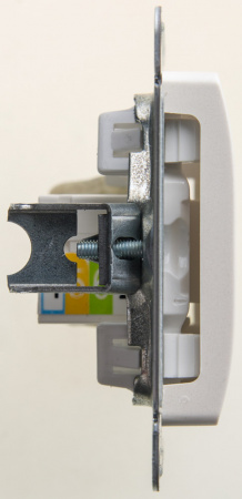 SE Glossa Перламутр Розетка телефонная RJ11