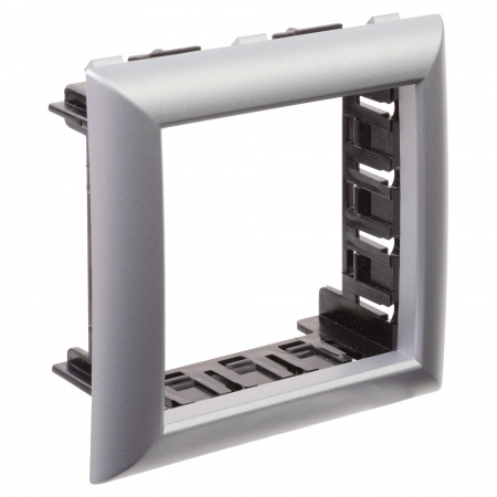 DKC Avanti Серебристый металлик Рамка-суппорт для In-liner Front 2 модуля