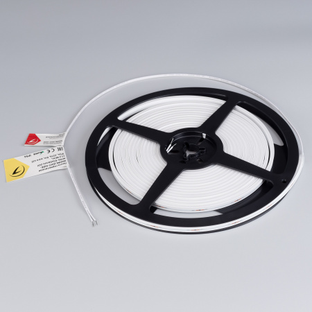 Arlight Лента герметичная MOONLIGHT-SIDE-M196-03x06mm 24V Day4000 (7.2 W/m, IP54, 2216, 5m, wire x2) (Силикон)