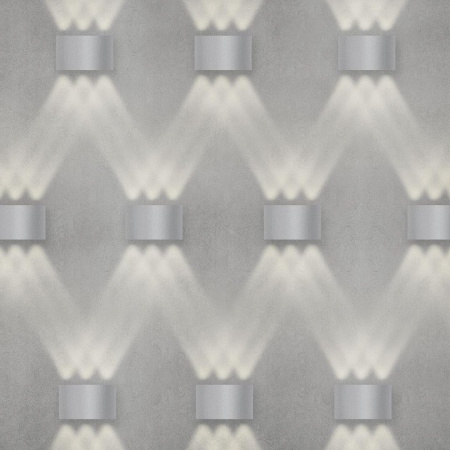 Twinky trio серый уличный настенный светодиодный светильник 1551 TECHNO LED Elektrostandard Twinky a038417