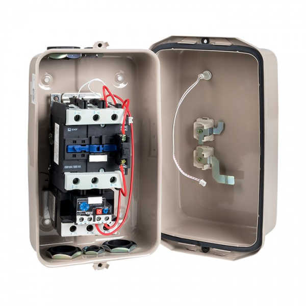 EKF PROxima Пускатель в корпусе IP65 КМЭ 80А 230В с РТЭ и индикатором