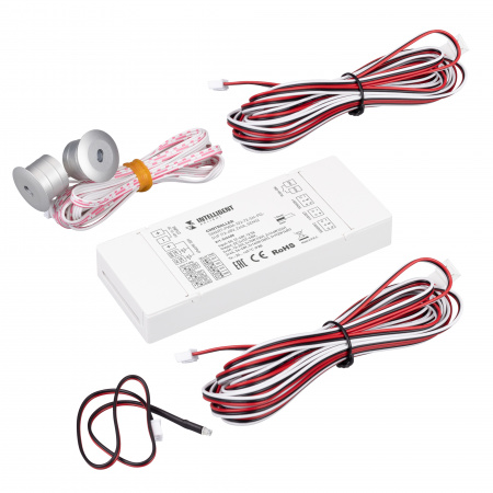 Arlight INTELLIGENT Контроллер лестничный SMART-PWM-102-72-SH-PD-SUF (12-48V, 2x6A, SENS) (IARL, IP20 Пластик, 5 лет)
