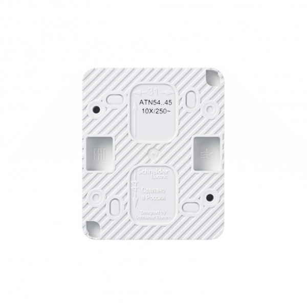 SE AtlasDesign Profi54 Наруж Белый Розетка с/з со шт., 16А 250B IP54