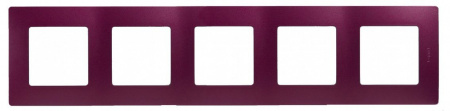 Legrand Etika Сливовая Рамка 5-ая