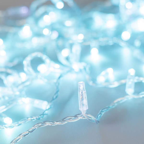 Arlight Светодиодная гирлянда ARD-STRING-CLASSIC-10000-CLEAR-100LED-FLASH Azure (230V, 7W) (Ardecoled, IP65)
