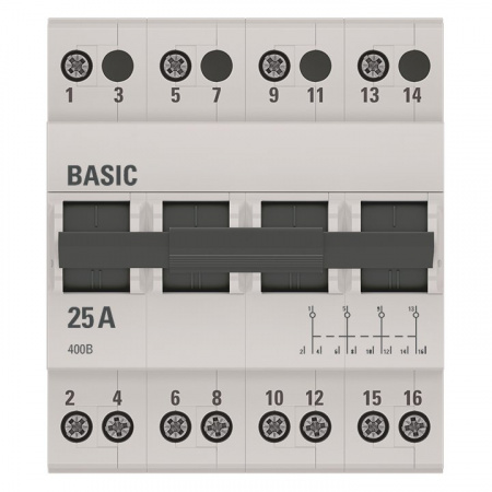 EKF Basic Трехпозиционный переключатель 4P 25А