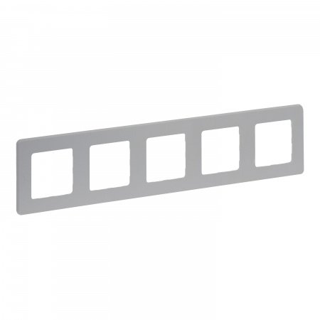 Legrand INSPIRIA Алюминий Рамка - 5 постов