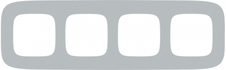 Legrand Valena ALLURE Алюминий Рамка 4-ая