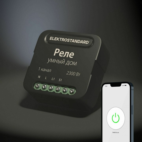 Умное одноканальное реле 76006/00 Elektrostandard 76006 a059324