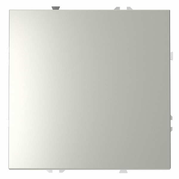 Перекрестный переключатель встраиваемый VOLTUM S70 одноклавишный 10А, (сталь)