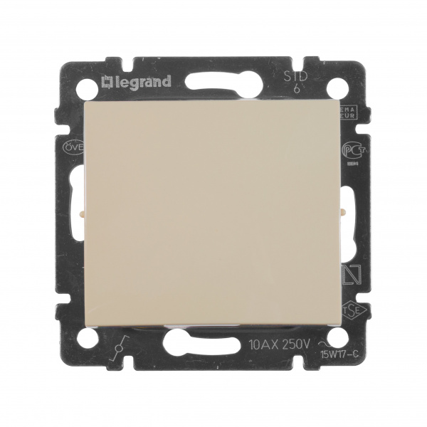 Legrand Valena Крем Переключатель 1-клавишный