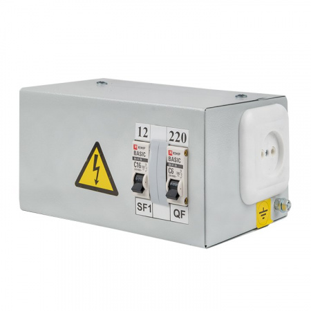 EKF Basic Ящик с понижающим трансформатором ЯТП 0,25кВА 220/12В